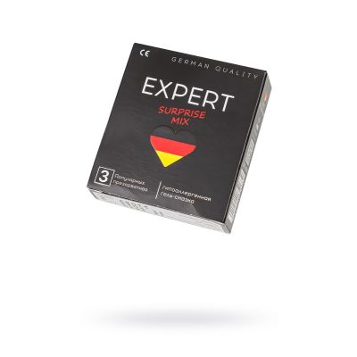 Презервативы EXPERT Wild Love, микс ,3шт