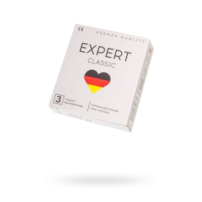 Презервативы EXPERT Classic, классические, 3 шт.