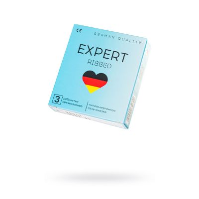 Презервативы EXPERT Ribbed-Studded, ребристо-точечный, 3шт