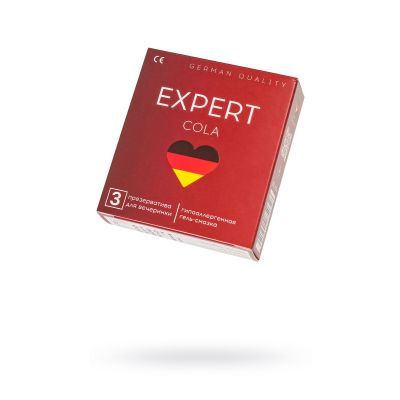 Презервативы EXPERT Cola, аромат Колы , 3 шт