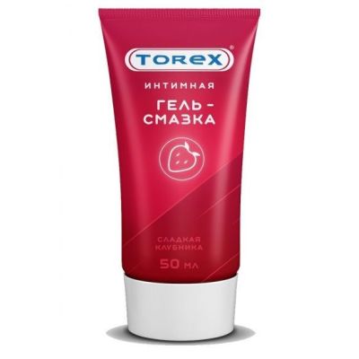 Смазка на водной основе TOREX Сладкая клубника - 50 мл.