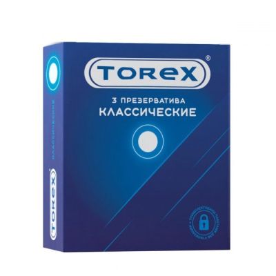 Гладкие презервативы Torex Классические - 3 шт.