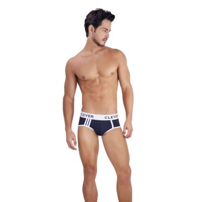 Черные хлопковые трусы-брифы Clever Piping Brief