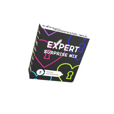 Презервативы EXPERT Surprise Mix, секретный микс, 3шт