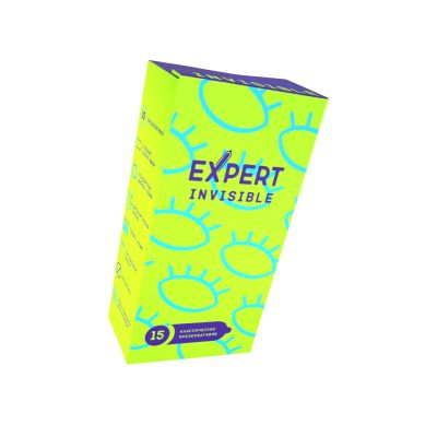 Презервативы EXPERT Invisible, ультратонкие, 15 шт