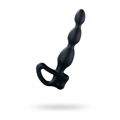 Электростимулятор Mystim Big Bend-itt, силикон, черный, 18 см