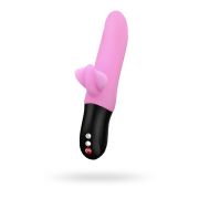 Пульсатор Fun Factory BI STRONIC FUSION, силикон, розовый, 22 см