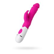 Нереалистичный вибратор A-Toys by TOYFA Mist, силикон, розовый, 25,4 см
