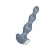 Анальная виброелочка Satisfyer Lolli Plug 2, силикон, серый, 11 см