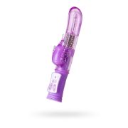 Вибратор с клиторальным стимулятором A-Toys by TOYFA High-Tech fantasy, TPE, фиолетовый, 22,4 см