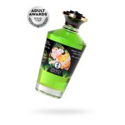 Масло массажное для тела Shunga «Экзотический зеленый чай» (Exotic Green Tea), разогревающее, 100мл.
