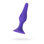 Анальная втулка A-Toys by TOYFA Bomp, силикон, фиолетовый, 12,5 см