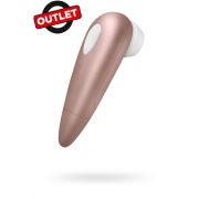 **АУТЛЕТ** Вакуум-волновой стимулятор клитора Satisfyer Number One, ABS пластик, розовый, 14,5 см