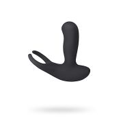 Стимулятор простаты Levett Earl, силикон, черный, 14,8 см