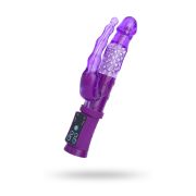 Анально-вагинальный вибратор A-Toys by TOYFA High-Tech fantasy, TPR, фиолетовый, 22 см