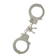 Металлические наручники с ключиками LARGE METAL HANDCUFFS WITH KEYS