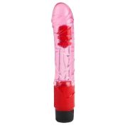 Розовый вибратор-реалистик 9 Inch Realistic Vibe - 22,3 см.