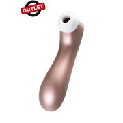 **АУТЛЕТ** Вакуум-волновой стимулятор клитора Satisfyer Pro 2+, силикон, розовое золото, 15 см