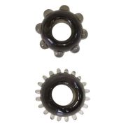 Набор из 2 эрекционных черных колец