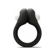 Черное эрекционное кольцо Zippy Vibrating Ring With Bullet