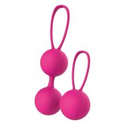 Набор розовых вагинальных шариков Duo Ball Set
