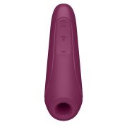 Бордовый вакуум-волновой стимулятор Satisfyer Curvy 1+