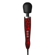 Красно-черный жезловый вибратор Doxy Die Cast с розами