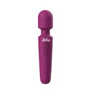 Фиолетовый жезловый вибромассажер Dreaming Wand - 20 см.
