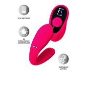Вибратор для пар eroTEQ by TOYFA Prawno с пультом ДУ, силикон, розовый, 18 см