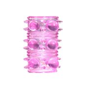 Розовая насадка на пенис Rings Armour