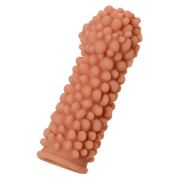 Насадка на фаллос с пузыриками по всей поверхности Extreme Sleeve 008 S-size - 12,7 см.