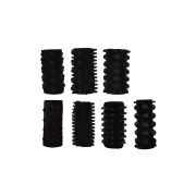 Набор из 7 черных насадок Penis Sleeves Set