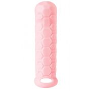 Розовый фаллоудлинитель Homme Long - 15,5 см.
