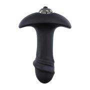 Черный анальный вибромассажер Single Speed Star Arrow Plug - 11 см.