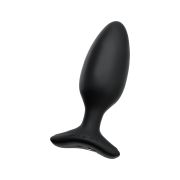 Анальная втулка LOVENSE Hush 2 (M), силикон, черная, 13,5 см, Ø 4,4 см