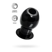 Анальная втулка TOYFA Basic S, TPE, чёрный, 6 см
