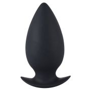 Большая черная анальная пробка Booty beau - 11 см.