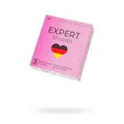 Презервативы EXPERT Studded, облегающие, точечные,  3 шт.
