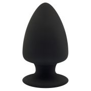 Черная анальная втулка Premium Silicone Plug S - 9 см.