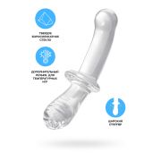 Двусторонний фаллоимитатор Satisfyer Double Crystal, стекло, прозрачный, 19,5 см