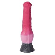 Розовый фаллоимитатор Пони - 24,5 см.