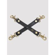 Черный фиксатор для манжет Bound to You Faux Leather Hogtie