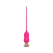 Розовый тонкий стимулятор Nipple Vibrator - 23 см.