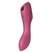 Малиновый вакуум-волновой вибростимулятор Satisfyer Curvy Trinity 3