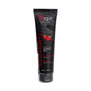 Интимный гель на водной основе Lube Tube Strawberry с клубничным вкусом - 100 мл.