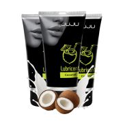 Набор из 3 съедобных лубрикантов JUJU со вкусом кокоса