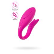 Вибратор для пар A-Toys by TOYFA Dolphy, силикон, розовый, 9,6 см