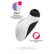 Вакуумно-волновой бесконтактный стимулятор клитора Satisfyer Orca, силикон, черный, 11,5 см.