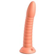Телесный фаллоимитатор на присоске Wild Thing - 19,7 см.