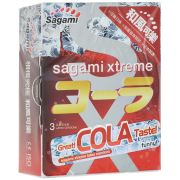 Ароматизированные презервативы Sagami Xtreme Cola - 3 шт.